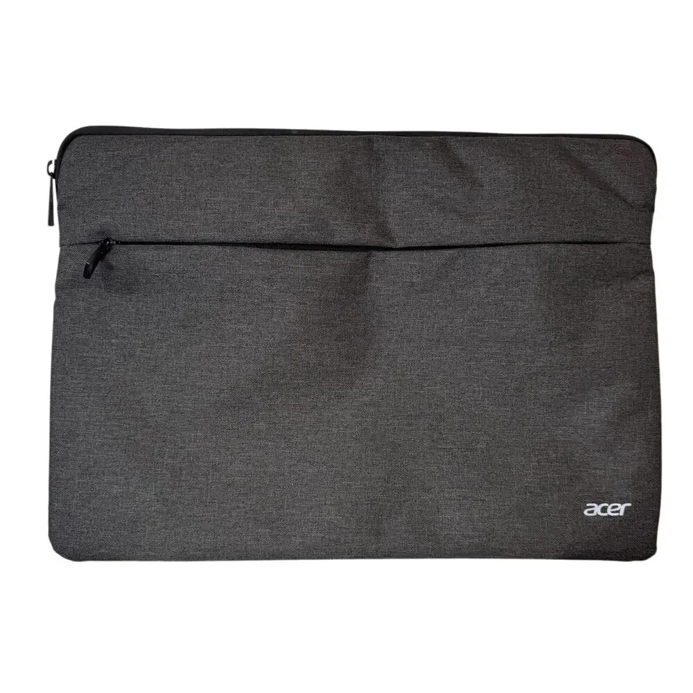 Acer Laptop Sleeve Case Gray Zippered Protective Cover 13-15